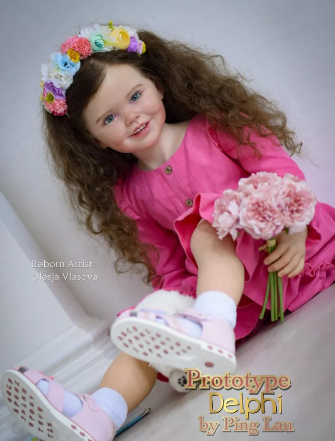 Delphi Reborn Vinyl Toddler Doll Kit by Ping Lau 42inches Sold Out Edition Huge Girl
Delphi Reborn Vinyl Toddler Doll Kit by Ping Lau 42inches Sold Out Edition Huge Girl