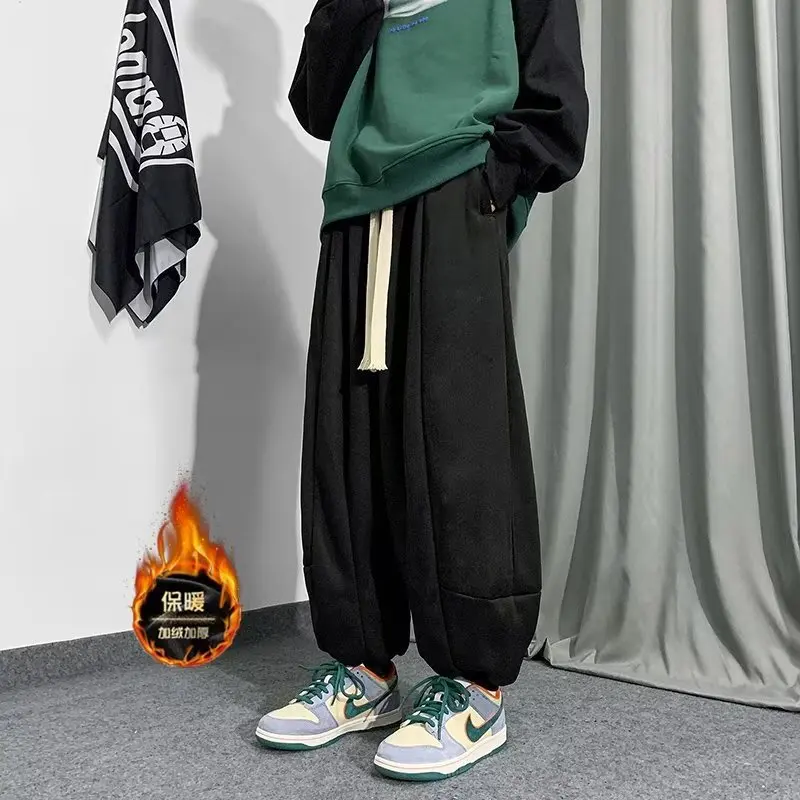 Sweatpants Men's Trendy Brand Large Size Lantern Casual Trousers Autumn and Winter Corset Loose Sports Casual Pants New Style
Sweatpants Men's Trendy Brand Large Size Lantern Casual Trousers Autumn and Winter Corset Loose Sports Casual Pants New Style