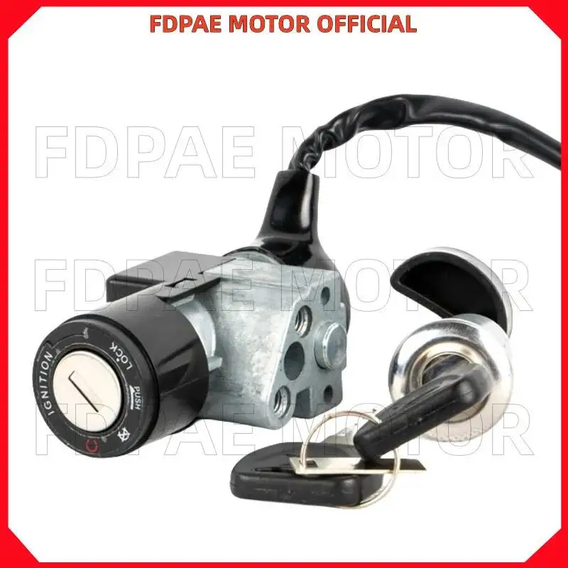 Lock Kit / Ignition Switch / Steering Handle Lock Assembly for Wuyang Honda Wh100-2-2a
Lock Kit / Ignition Switch / Steering Handle Lock Assembly for Wuyang Honda Wh100-2-2a