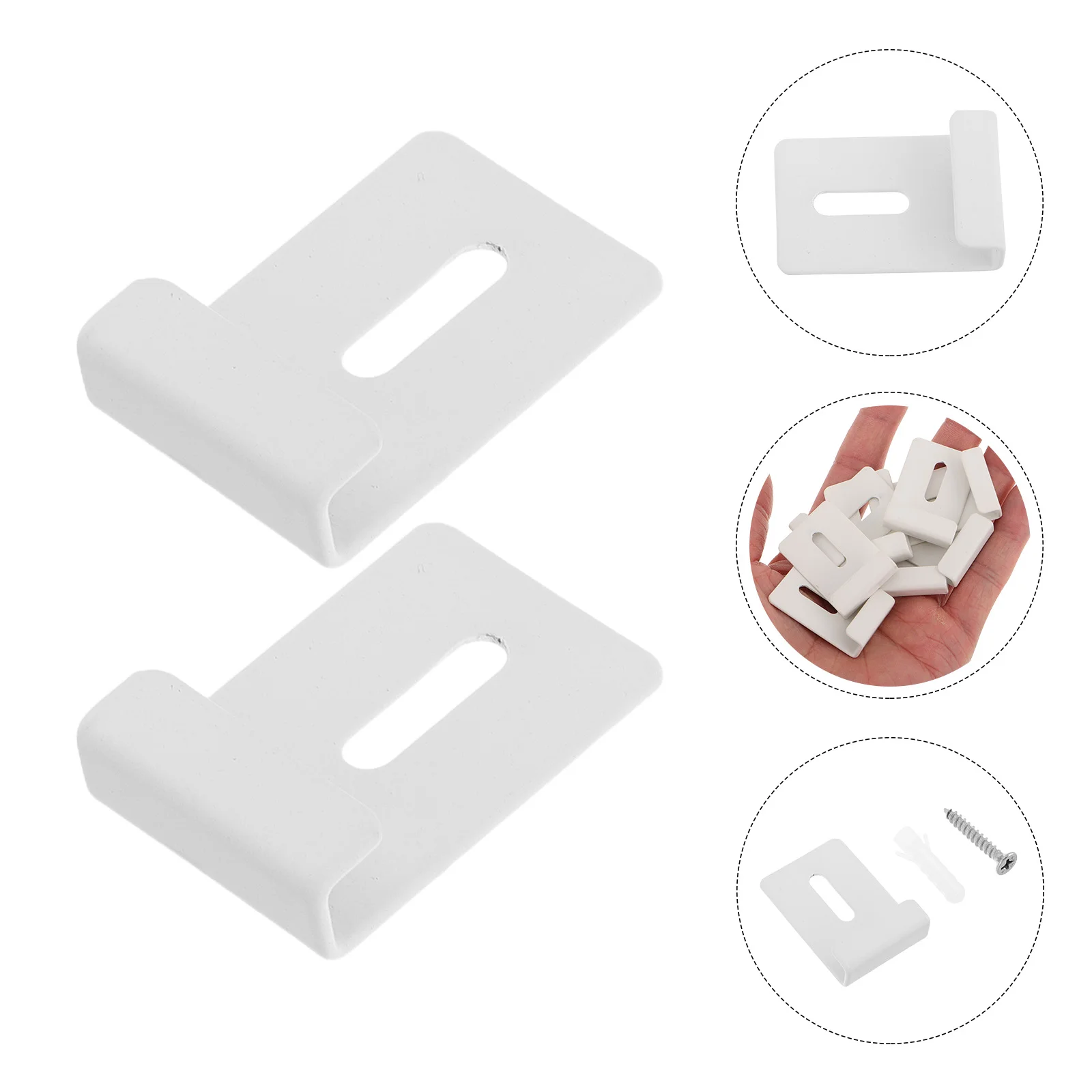 8 Pcs Bathroom Glass Mirror Clip Holder Clips Small Clamps Bracket for Wall White Shower
8 Pcs Bathroom Glass Mirror Clip Holder Clips Small Clamps Bracket for Wall White Shower