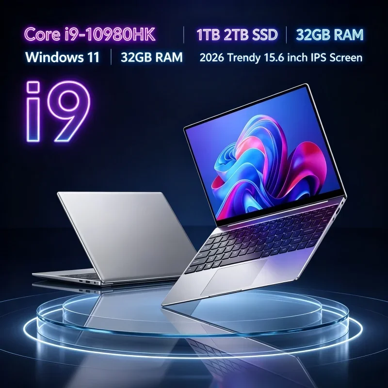 Intel Core i9-10980HK 15.6" Ultra Slim Laptop 2026 Solid Windows 11 Pro 32GB RAM 2TB M.2 SSD Home Study Computer
Intel Core i9-10980HK 15.6" Ultra Slim Laptop 2026 Solid Windows 11 Pro 32GB RAM 2TB M.2 SSD Home Study Computer