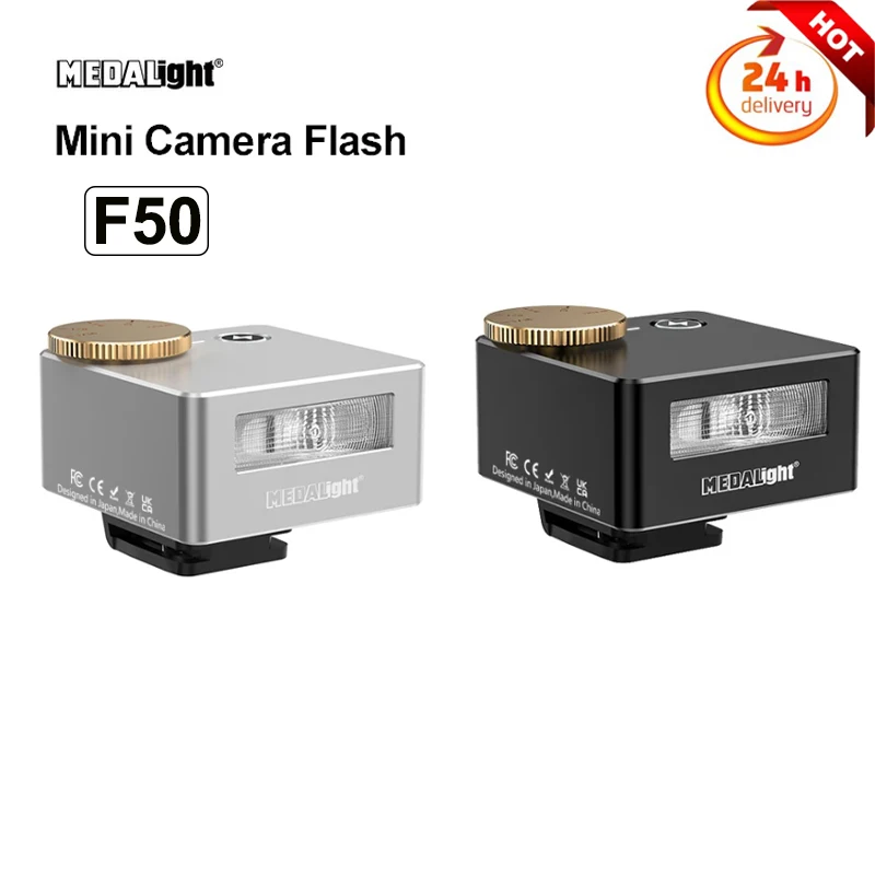 Medalight F50 Mini Rechargeable Camera Flash Light Speedlite for Fuji/Sony/Nikon/Canon/Ricoh/Leica Digital Film DSLR Cameras
Medalight F50 Mini Rechargeable Camera Flash Light Speedlite for Fuji/Sony/Nikon/Canon/Ricoh/Leica Digital Film DSLR Cameras