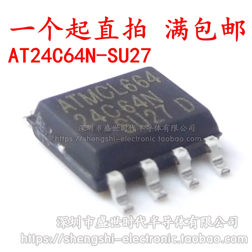 10PCS/LOT AT24C64N-SU27 AT24C64N SOP8 EEPROM 64K Datasheet - Electronic Component for Professional Use
10PCS/LOT AT24C64N-SU27 AT24C64N SOP8 EEPROM 64K Datasheet - Electronic Component for Professional Use