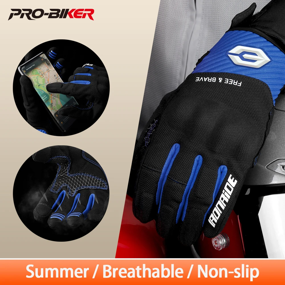 Летние дышащие мотоциклетные перчатки с полной защитой пальцев, сенсорные, противоскользящие, для мотокросса и гонок
Летние дышащие мотоциклетные перчатки с полной защитой пальцев, сенсорные, противоскользящие, для мотокросса и гонок