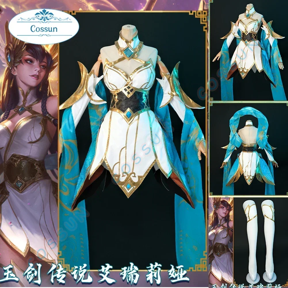 COSSUN Game LOL Irelia Косплей Костюм Божественный Меч Irelia The Blade Dancer Хэллоуин Наряды Женская Аниме Одежда Платье Парик
COSSUN Game LOL Irelia Косплей Костюм Божественный Меч Irelia The Blade Dancer Хэллоуин Наряды Женская Аниме Одежда Платье Парик