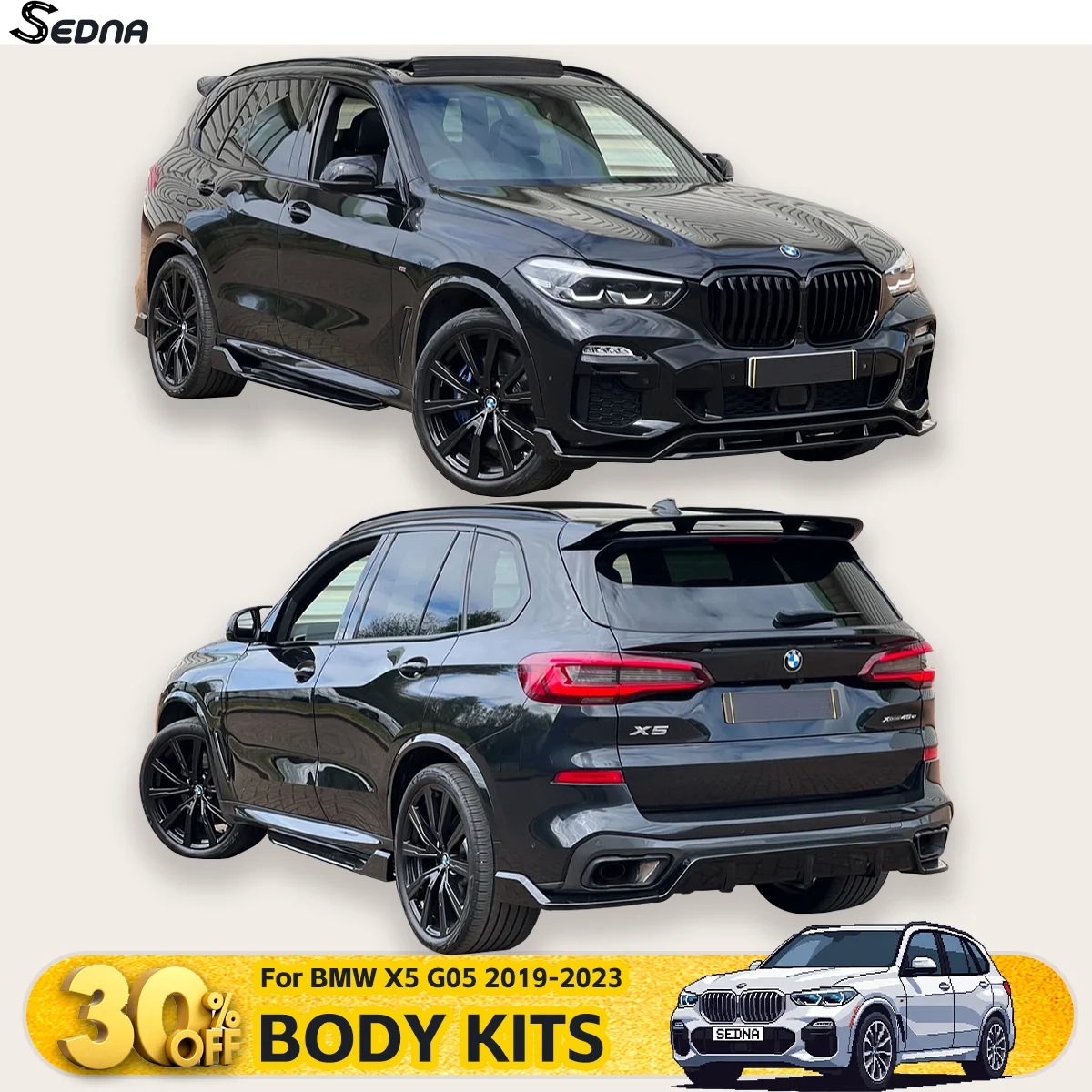 Для BMW X5 G05 2019-2023 Спойлер Передний бампер Разделитель Губа Задний бампер Губа Автомобильные аксессуары Тюнинг Кузовные комплекты Авто Внешние детали
Для BMW X5 G05 2019-2023 Спойлер Передний бампер Разделитель Губа Задний бампер Губа Автомобильные аксессуары Тюнинг Кузовные комплекты Авто Внешние детали