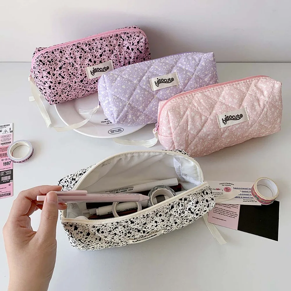 Cotton Stationery Bag Large Capacity Multifunctional Korean Style Pencil Case Splash-ink Pattern Desktop Storage Pencil Pouch
Cotton Stationery Bag Large Capacity Multifunctional Korean Style Pencil Case Splash-ink Pattern Desktop Storage Pencil Pouch