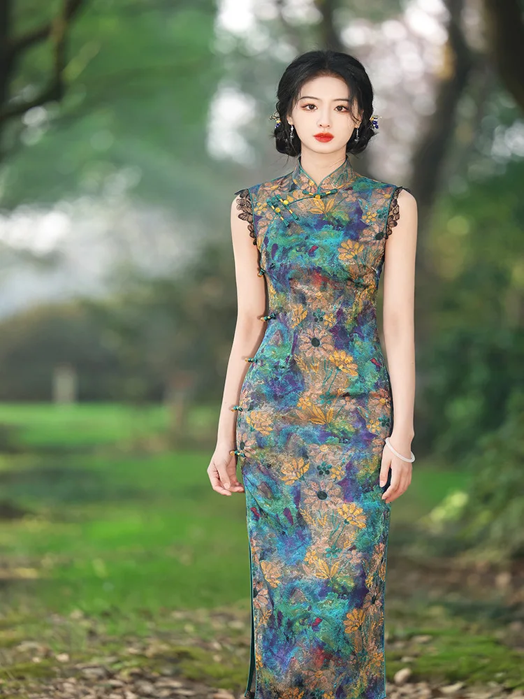 Youthful Revamped Gown anghai Vintage Daily Wear Stage Performance Suit Ele Thin Summer Chinese Sle Dr
Youthful Revamped Gown anghai Vintage Daily Wear Stage Performance Suit Ele Thin Summer Chinese Sle Dr