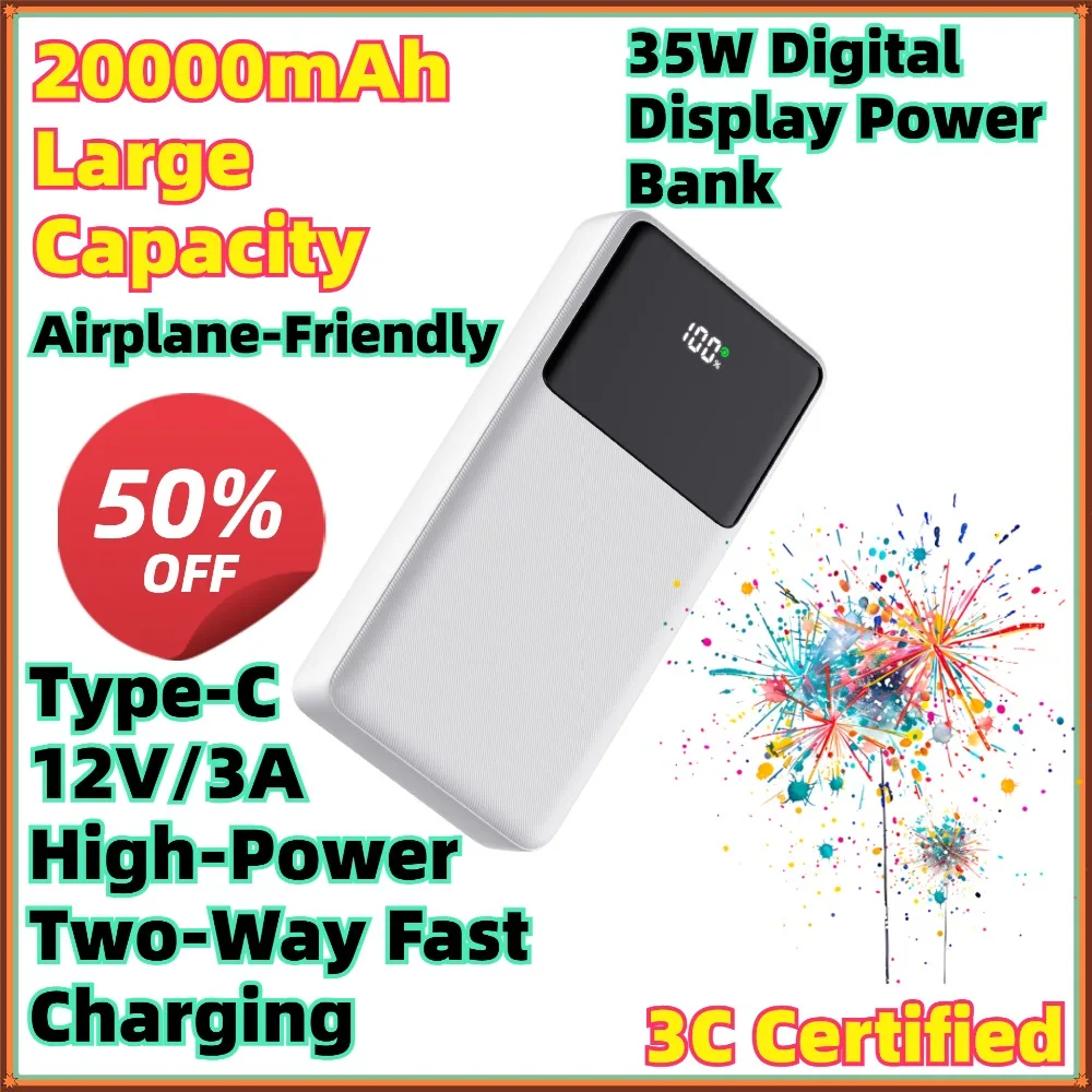 For Xiaomi Poco iPhone Samsung iPad 30000mAh PD 22.5W Fast Charging Phone External Battery Powerbank Charger
For Xiaomi Poco iPhone Samsung iPad 30000mAh PD 22.5W Fast Charging Phone External Battery Powerbank Charger