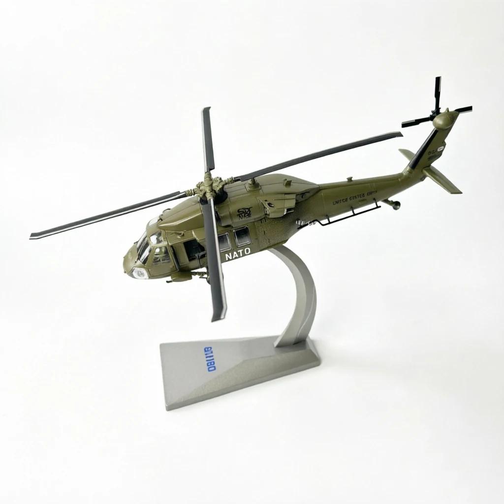 1/72 Scale U.S. UH-60 Black Hawk Helicopter UH60 NATO Combat Hawk Diecast Finished Military Plane Model Collection Ornament Gift
1/72 Scale U.S. UH-60 Black Hawk Helicopter UH60 NATO Combat Hawk Diecast Finished Military Plane Model Collection Ornament Gift