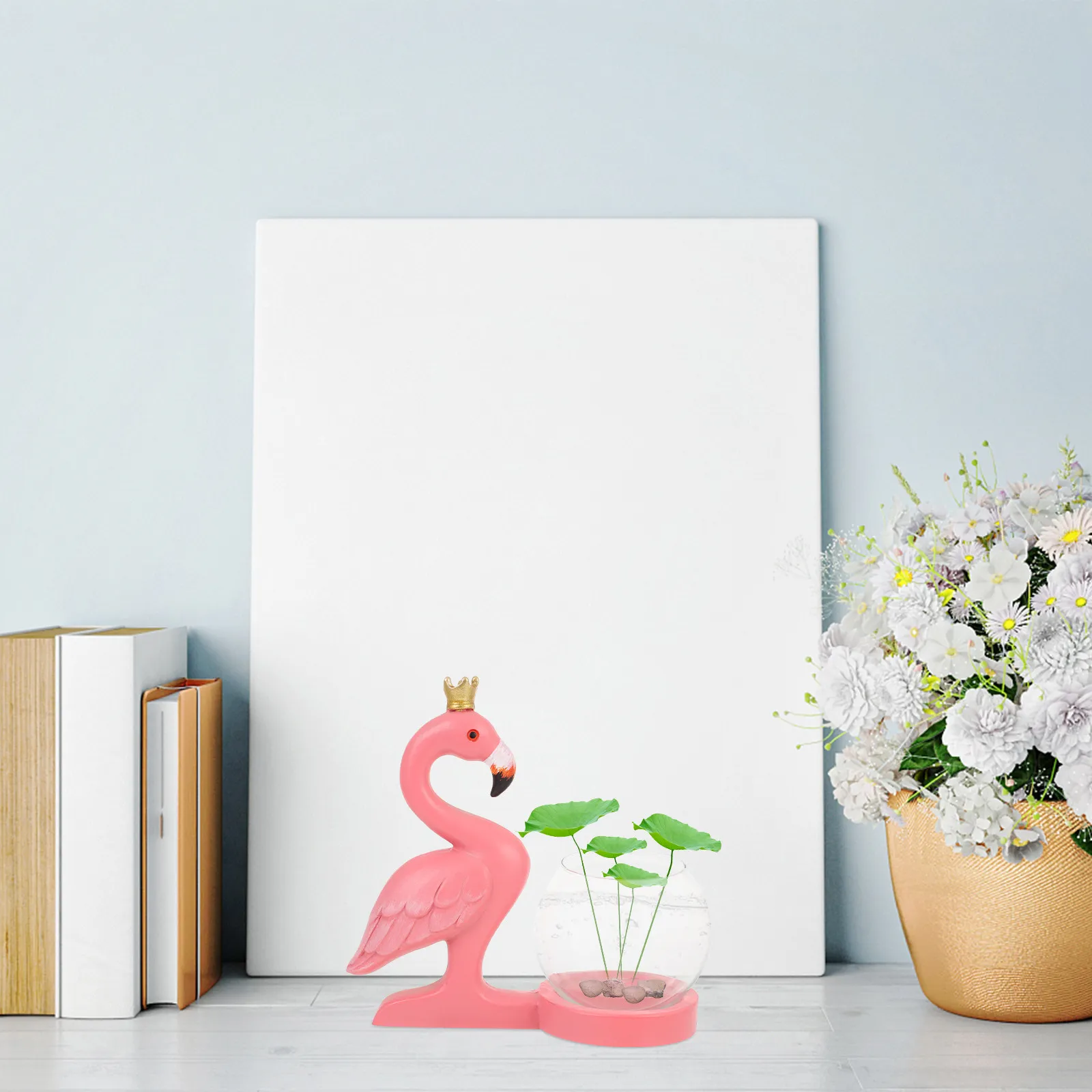 Креативная статуэтка фламинго: гидропонная ваза из прозрачного стекла и смолы, настольный террариум для растений, декор для дома, ваза-фламинго
Креативная статуэтка фламинго: гидропонная ваза из прозрачного стекла и смолы, настольный террариум для растений, декор для дома, ваза-фламинго