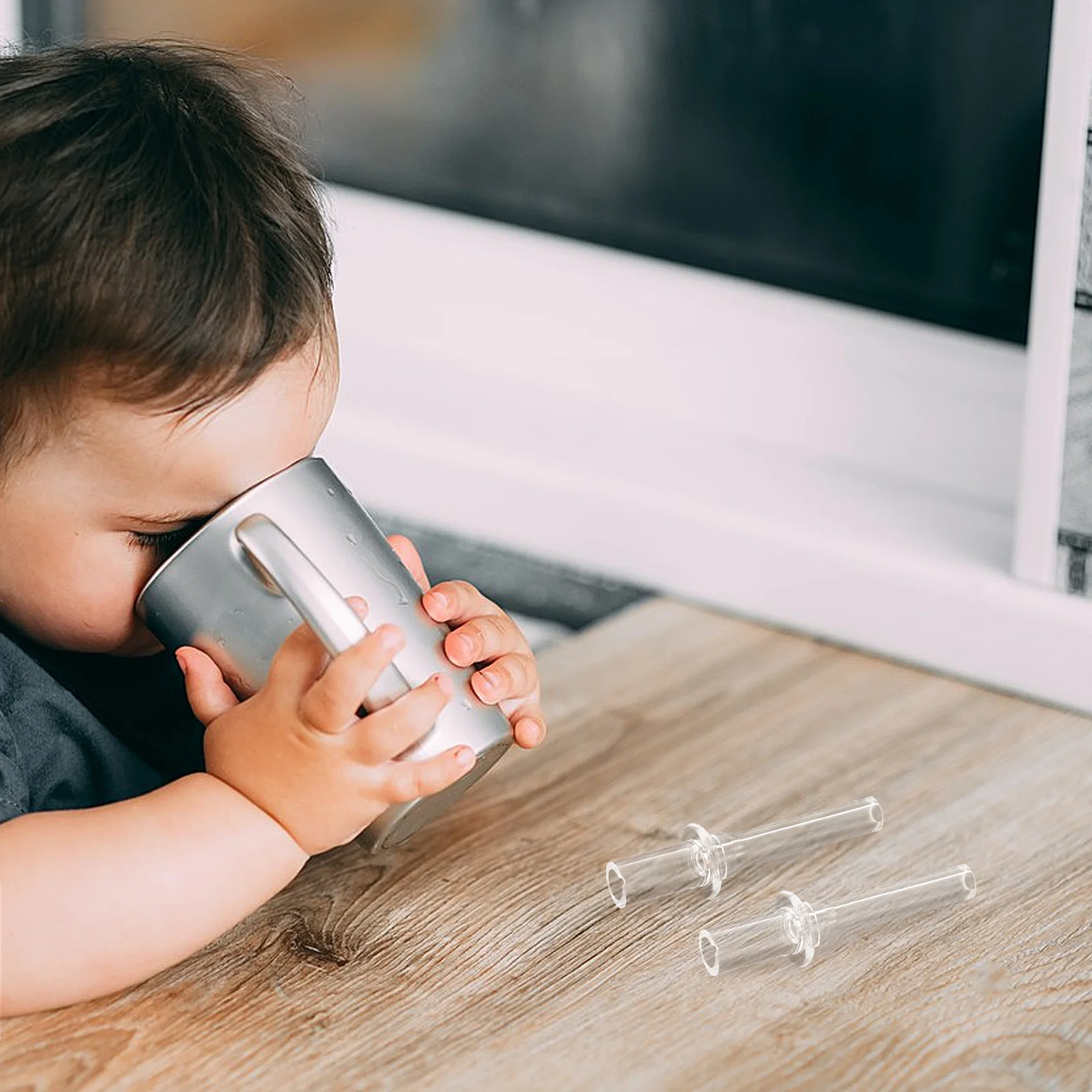 10Pcs Clear Reusable Silicone Straw Tips Straight Tube Nozzle for 's Drinking Cups Long Replacement Spout Easy to Clean
10Pcs Clear Reusable Silicone Straw Tips Straight Tube Nozzle for 's Drinking Cups Long Replacement Spout Easy to Clean