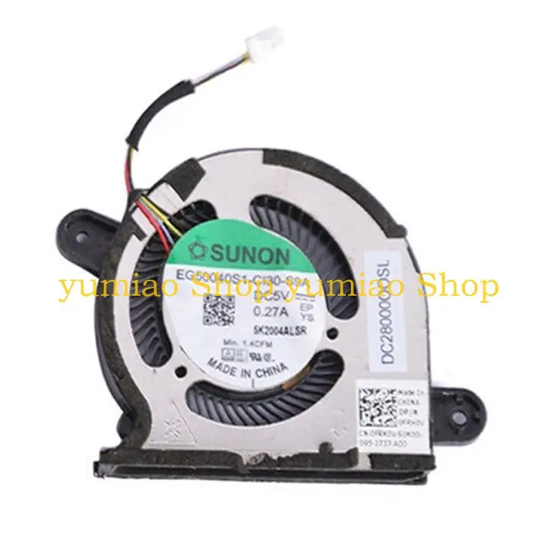 587B Laptop CPU GPU Cooling Fan Cooling Cooler for XPS 2020 13 9300 9310 0WX28K 0FRK0V Cooling Radiators High Speed Fan
587B Laptop CPU GPU Cooling Fan Cooling Cooler for XPS 2020 13 9300 9310 0WX28K 0FRK0V Cooling Radiators High Speed Fan