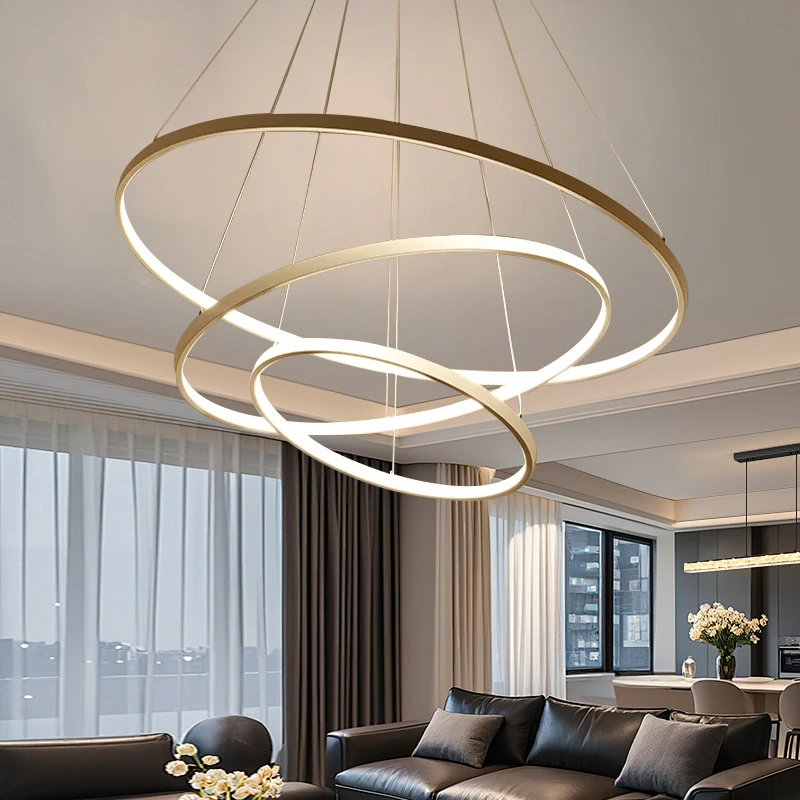 Nordic Minimalist LED Pendant Light, Circular Long Line Dining Room, Living Room Ceiling Pendant Light, House Interior Lighting
Nordic Minimalist LED Pendant Light, Circular Long Line Dining Room, Living Room Ceiling Pendant Light, House Interior Lighting