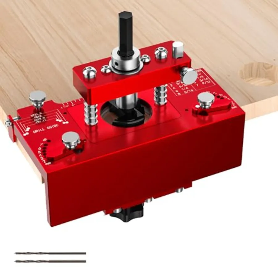 Metal Concealed Hinge Jig with Built-in Screw Hole Guide Precision 35mm Cabinet Door Hinge Jig with Wider Offset from 2 to 8mm
Metal Concealed Hinge Jig with Built-in Screw Hole Guide Precision 35mm Cabinet Door Hinge Jig with Wider Offset from 2 to 8mm