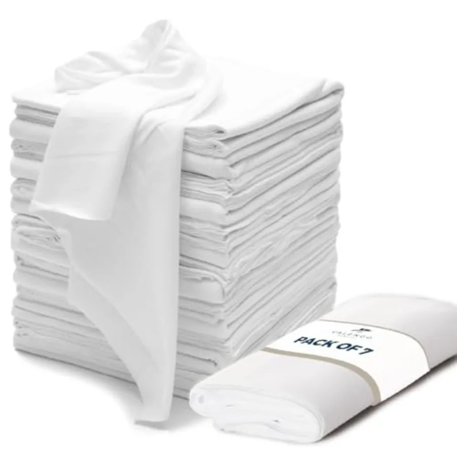 VALENGO New Lint Free Rags 100% Cotton Cloth, Soft T-Shirt Rags, Lint Free Cloth for Staining Wood, Cast Iron, Dusting, Polishi
VALENGO New Lint Free Rags 100% Cotton Cloth, Soft T-Shirt Rags, Lint Free Cloth for Staining Wood, Cast Iron, Dusting, Polishi