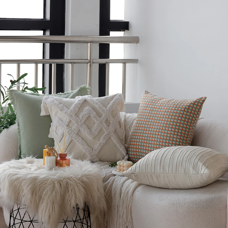 Geometric Cushion Cover Freely Matched Soft High Quality Ins Home Decoration for Living Room Sofa Pillowcase 45x45cm Versatile
Geometric Cushion Cover Freely Matched Soft High Quality Ins Home Decoration for Living Room Sofa Pillowcase 45x45cm Versatile