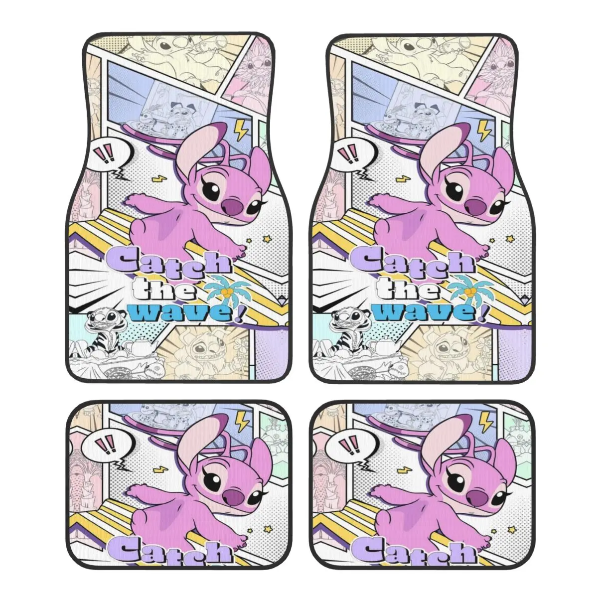 Коврики Stitch And Angel для автомобилей Всепогодные противоскользящие коврики Полный комплект автомобильных аксессуаров
Коврики Stitch And Angel для автомобилей Всепогодные противоскользящие коврики Полный комплект автомобильных аксессуаров