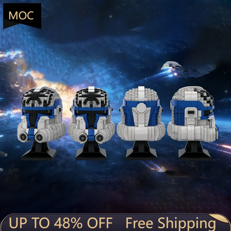 Набор для сборки шлема рыцаря (9759 деталей), шлем 501-го легиона, MOC, модульный конструктор, креативная игрушка для мальчиков, подарок на день рождения
Набор для сборки шлема рыцаря (9759 деталей), шлем 501-го легиона, MOC, модульный конструктор, креативная игрушка для мальчиков, подарок на день рождения