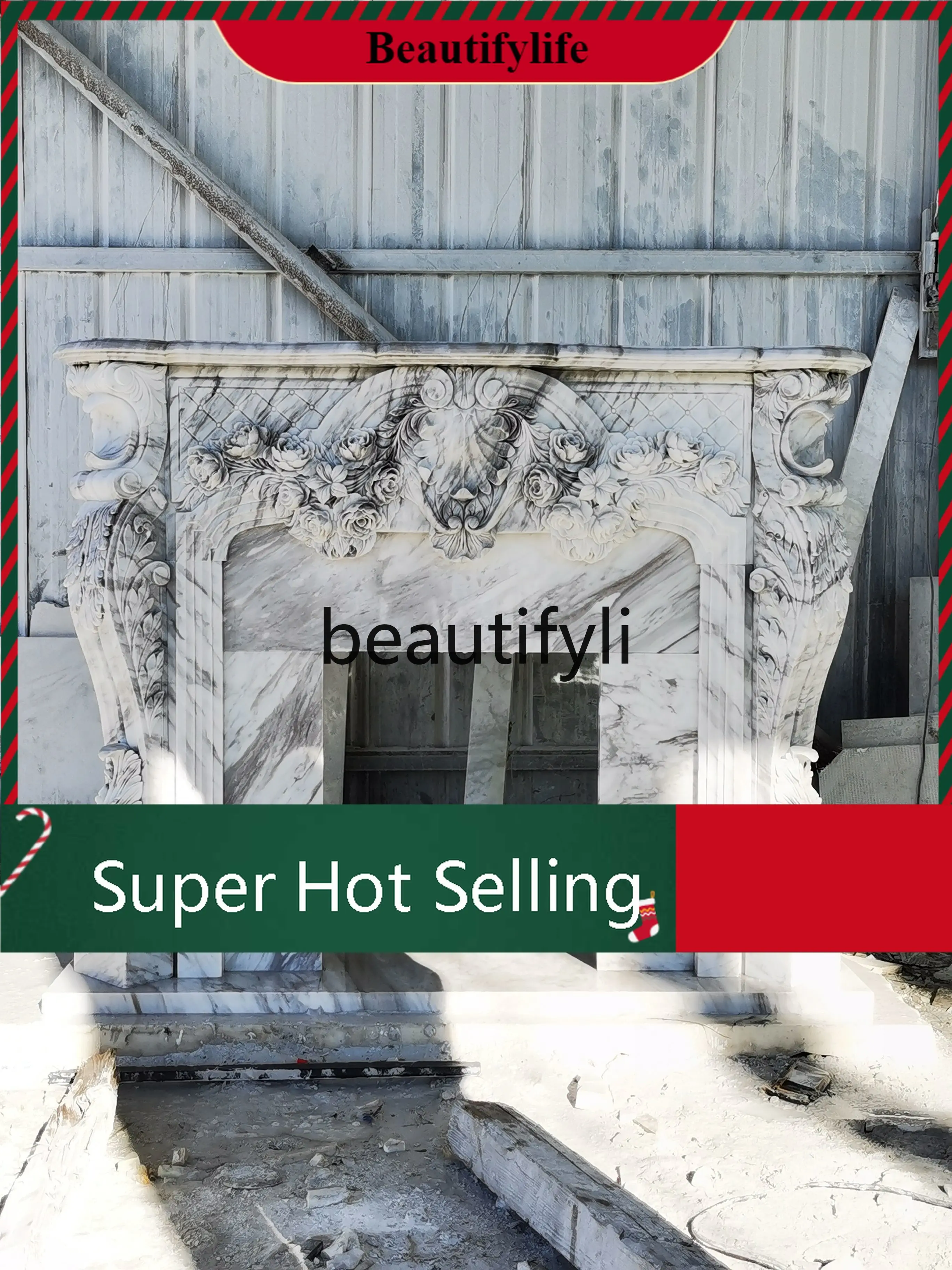 Marble fireplace European living room American background stone carving French marble jade wall stone fireplace 
Marble fireplace European living room American background stone carving French marble jade wall stone fireplace