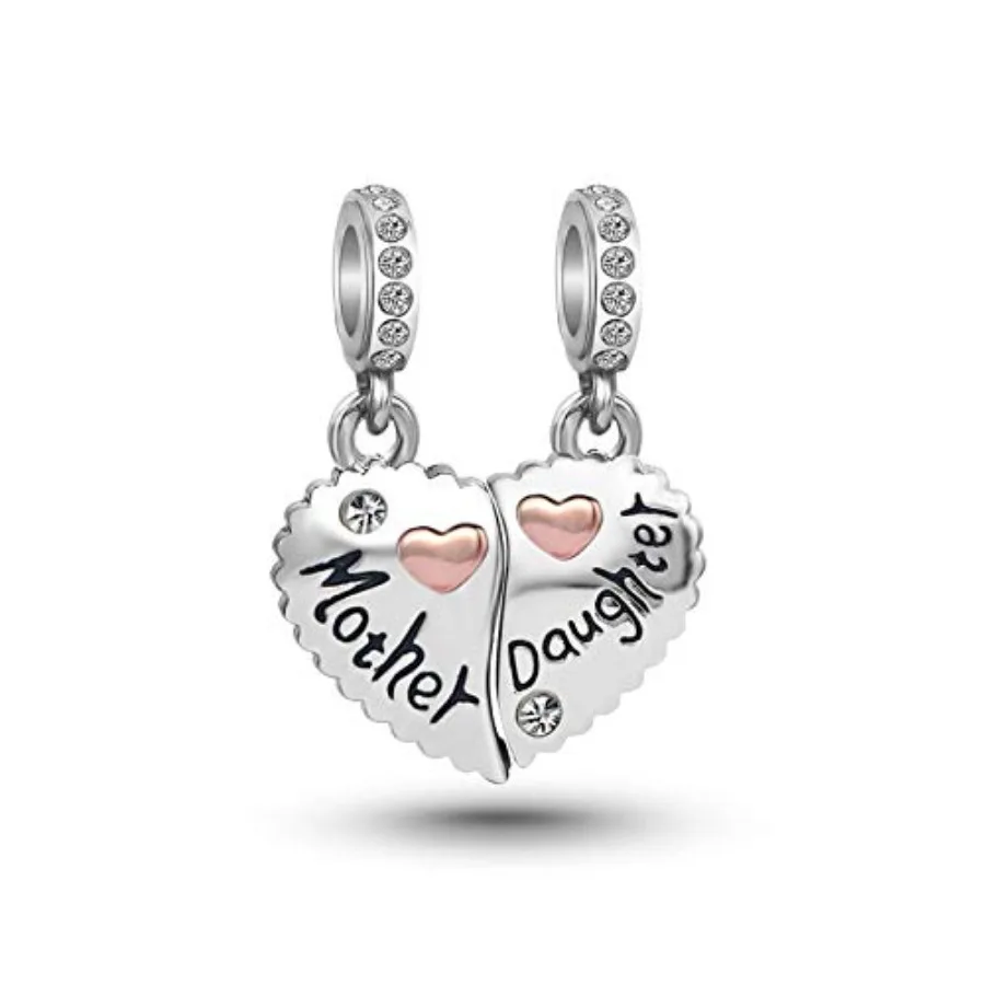 KunBead Mother Daughter Son Sisters Best Friends Bestie Rose Gold Heart Puzzle Dangle Birthday Charms Compatible with Pandora B
KunBead Mother Daughter Son Sisters Best Friends Bestie Rose Gold Heart Puzzle Dangle Birthday Charms Compatible with Pandora B