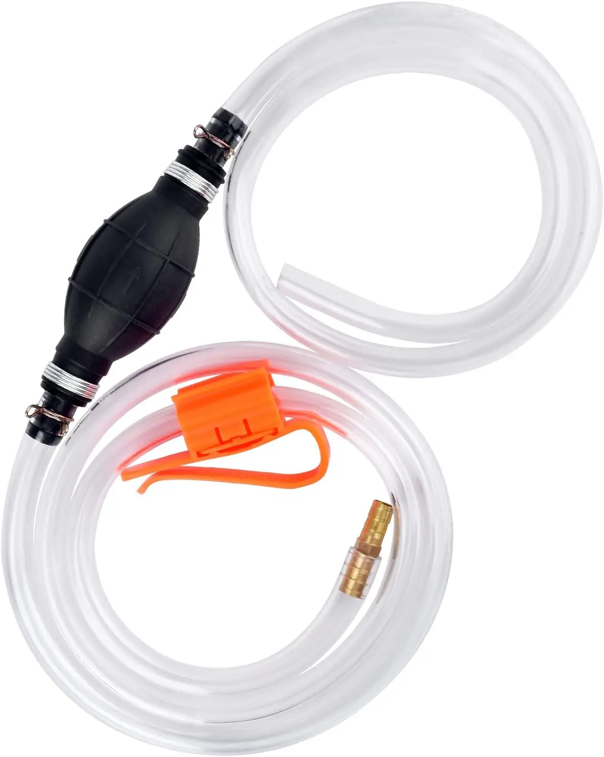 Siphon Pump, 15mm Enlarged Caliber Gasoline Siphon Hose Fuel Hand Pump for Gas, Oil, Diesel & Water with Hoses, Pinch Clips
Siphon Pump, 15mm Enlarged Caliber Gasoline Siphon Hose Fuel Hand Pump for Gas, Oil, Diesel & Water with Hoses, Pinch Clips