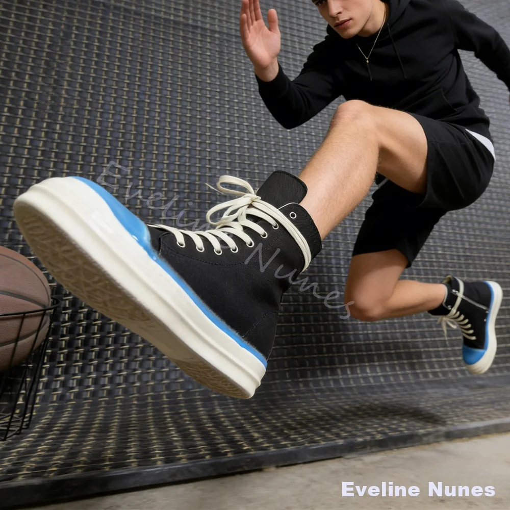 Platform High Top Canvas Shoes Women Round Toe Cross Tied Casual Fashion Couple Sneakers 2026 Spring New Height-increasing Shoes
Platform High Top Canvas Shoes Women Round Toe Cross Tied Casual Fashion Couple Sneakers 2026 Spring New Height-increasing Shoes