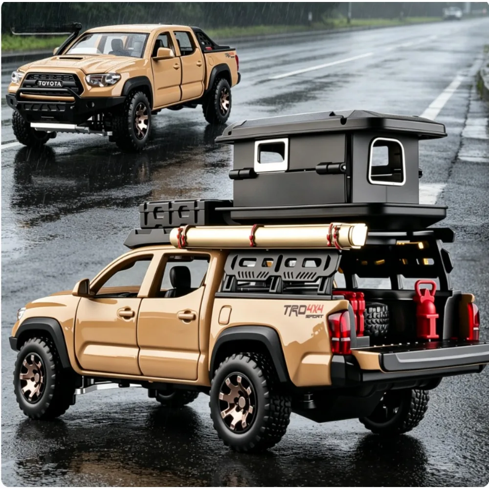 1:32 Toyota Tacoma Modified Pickup Truck Alloy Model, Off-Road Simulation Car Toy Collectible Gift for Boys
1:32 Toyota Tacoma Modified Pickup Truck Alloy Model, Off-Road Simulation Car Toy Collectible Gift for Boys