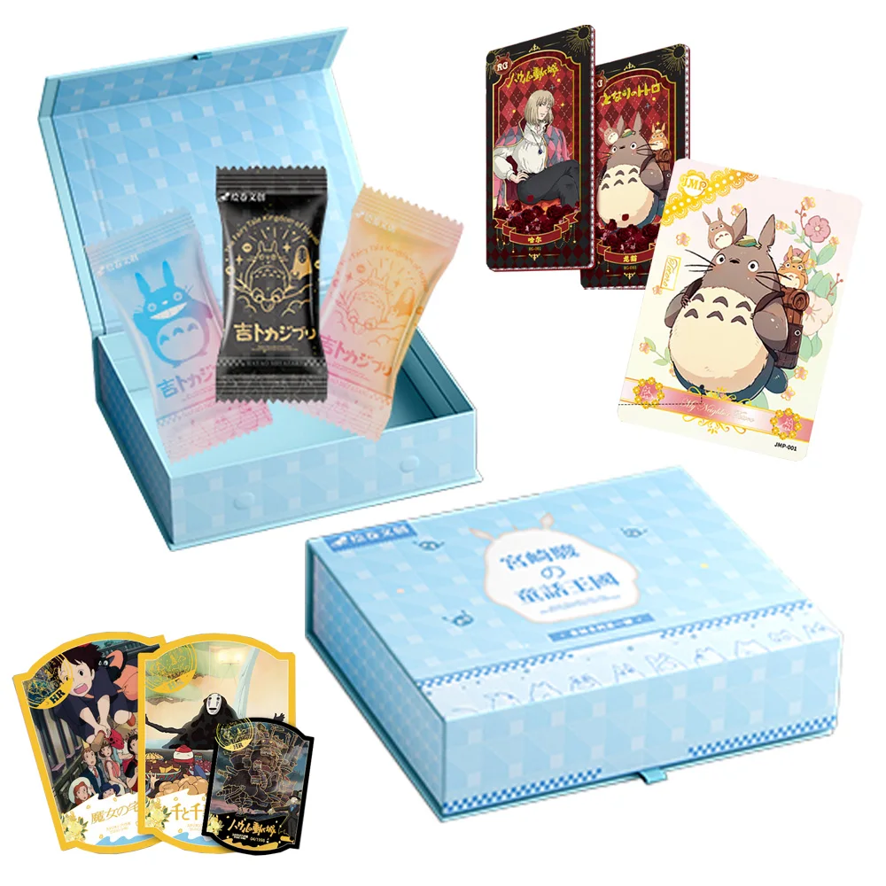 New Genuine Hayao Miyazaki Anime Collection Card Booster Box Anime Castle in the Sky Table Cards Hobbies Kids Birthday Gifts
New Genuine Hayao Miyazaki Anime Collection Card Booster Box Anime Castle in the Sky Table Cards Hobbies Kids Birthday Gifts