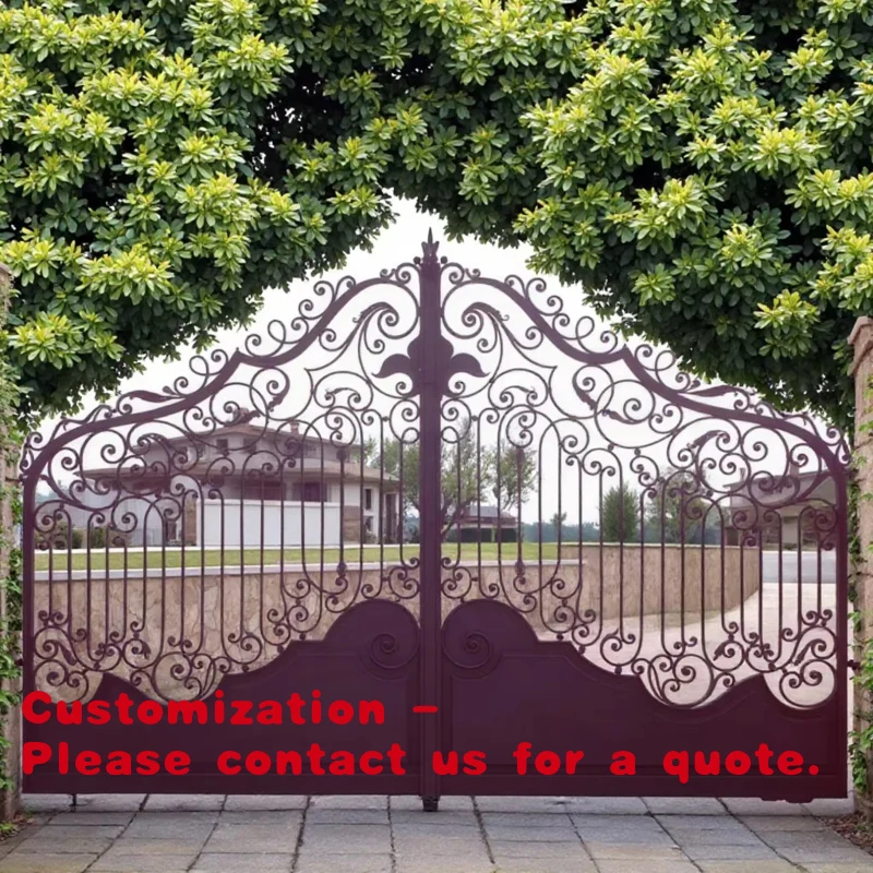 custom.Modern Wrought Iron Swing Gate Design House or Driveway Exterior
custom.Modern Wrought Iron Swing Gate Design House or Driveway Exterior