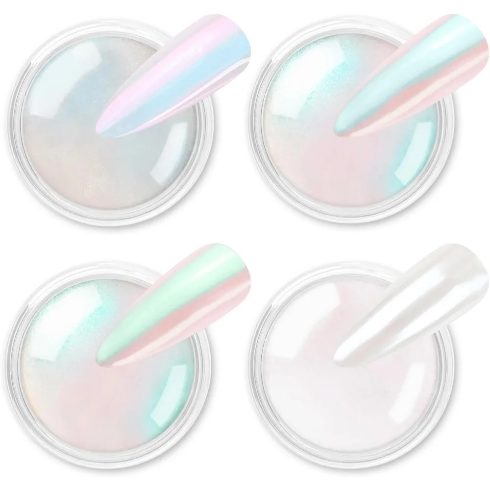 Violet Green Emerald Chrome Nail Powder Metallic Mirror Effect Pigment with Iridescent Aurora Shimmer and Mermaid Pearl Glitter Dust Kit for Professional Nail Art Decoration Gel Polish Nail Designs Resin Craft DIY Beauty
Violet Green Emerald Chrome Nail Powder Metallic Mirror Effect Pigment with Iridescent Aurora Shimmer and Mermaid Pearl Glitter Dust Kit for Professional Nail Art Decoration Gel Polish Nail Designs Resin Craft DIY Beauty