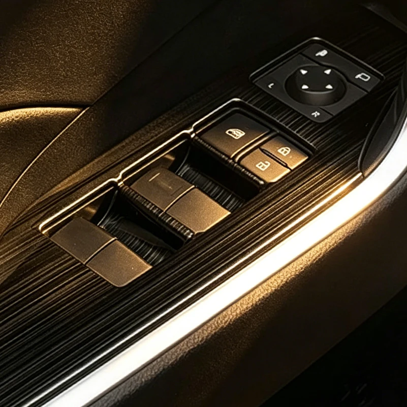 Car Styling ForToyota RAV4 2019-2020 Window Glass Lift Switch Button Panel Cover Trim Car Styling Decoration Auto Accessories fo
Car Styling ForToyota RAV4 2019-2020 Window Glass Lift Switch Button Panel Cover Trim Car Styling Decoration Auto Accessories fo