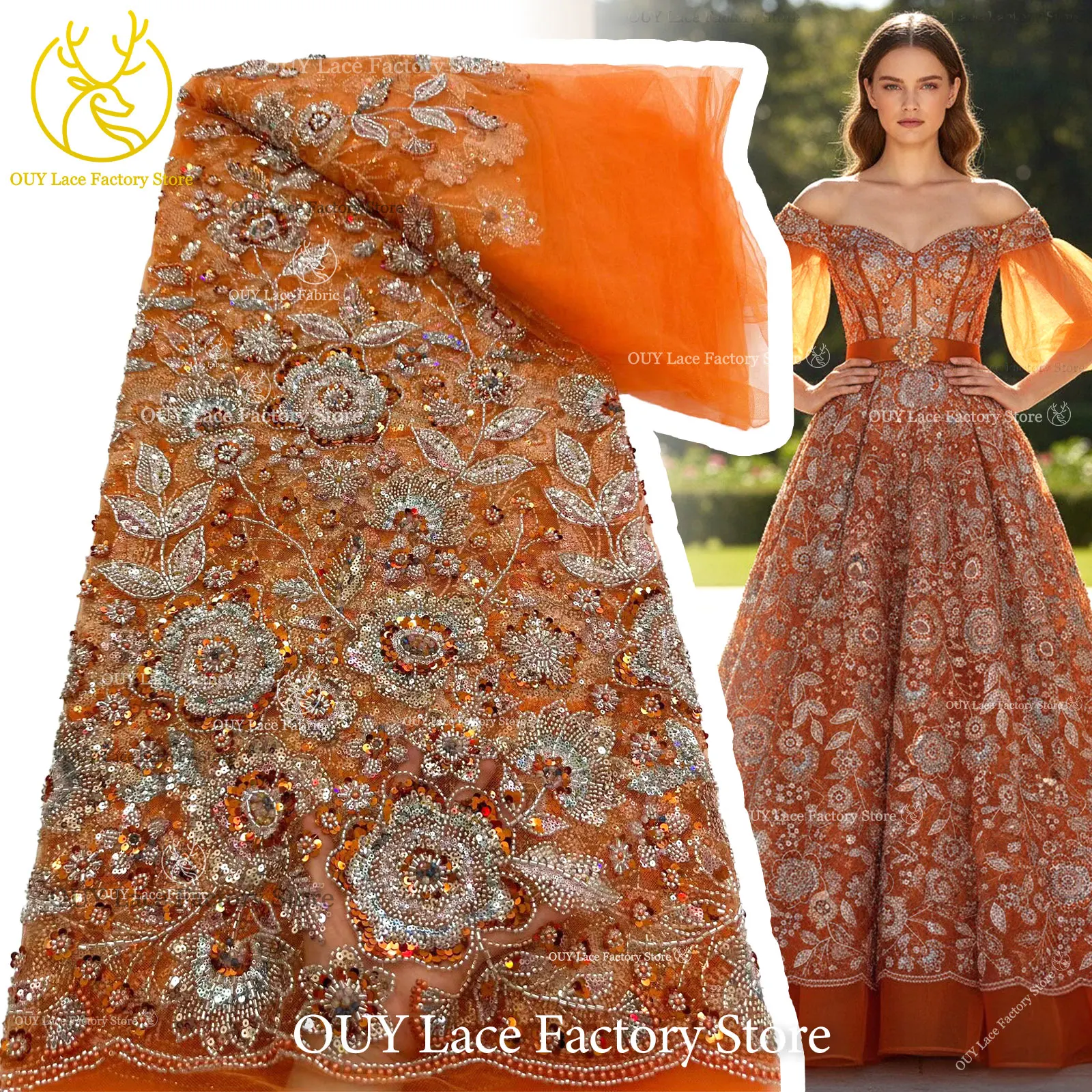 2026 Fashion African Groom Embroidery Beaded Lace Fabric 5 Yards French Tulle Sequins Lace Fabric Nigerian Sewing Wedding Dress
2026 Fashion African Groom Embroidery Beaded Lace Fabric 5 Yards French Tulle Sequins Lace Fabric Nigerian Sewing Wedding Dress