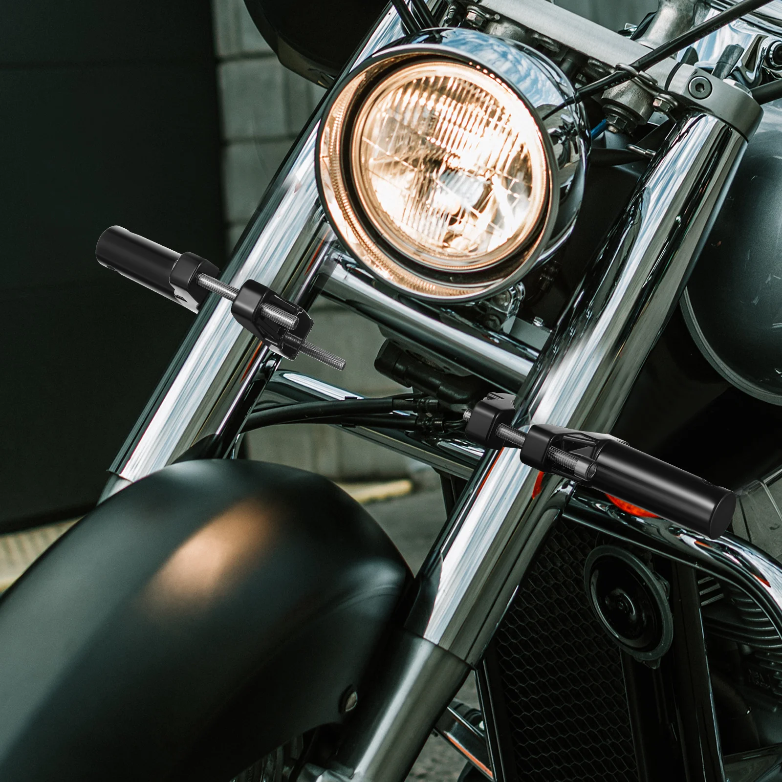 2Pcs Motorcycle Light Mount Sturdy Aluminum Alloy Versatile Functionality Shock Absorbing Design for Various Lights
2Pcs Motorcycle Light Mount Sturdy Aluminum Alloy Versatile Functionality Shock Absorbing Design for Various Lights