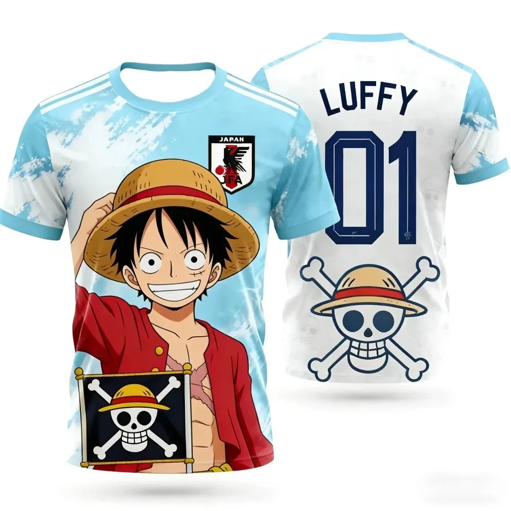 Summer 2026 "Straw Hat Group 01" Men's 3D Printed Breathable Short Sleeve T-shirt for Women Kids Breathable Casual Top Shirt
Summer 2026 "Straw Hat Group 01" Men's 3D Printed Breathable Short Sleeve T-shirt for Women Kids Breathable Casual Top Shirt