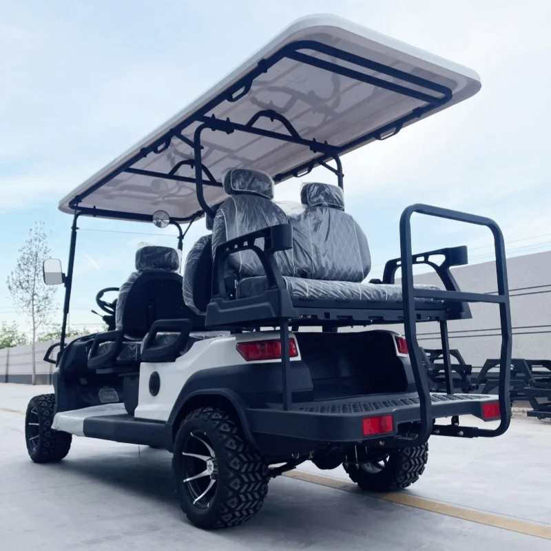 Off-Road Car Wholesale 3 Row 6 Seater Electric Golf Cart Guaranteed Fast Shipping Black Seat With Headrest Bumper Off-Road Tires
Off-Road Car Wholesale 3 Row 6 Seater Electric Golf Cart Guaranteed Fast Shipping Black Seat With Headrest Bumper Off-Road Tires