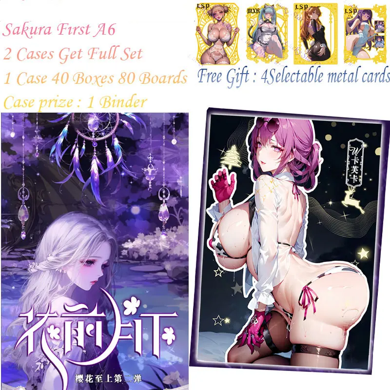 Sakura First A6 Board Goddess Story Collection Full Set Cards Anime Games Girl Party Swimsuit Party Doujin Toys Hobbies Gift
Sakura First A6 Board Goddess Story Collection Full Set Cards Anime Games Girl Party Swimsuit Party Doujin Toys Hobbies Gift