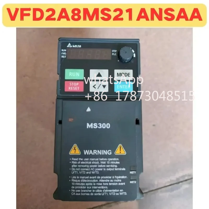 Преобразователь частоты б/у VFD2A8MS21ANSAA Нормальная функция протестировано в порядке
Преобразователь частоты б/у VFD2A8MS21ANSAA Нормальная функция протестировано в порядке
