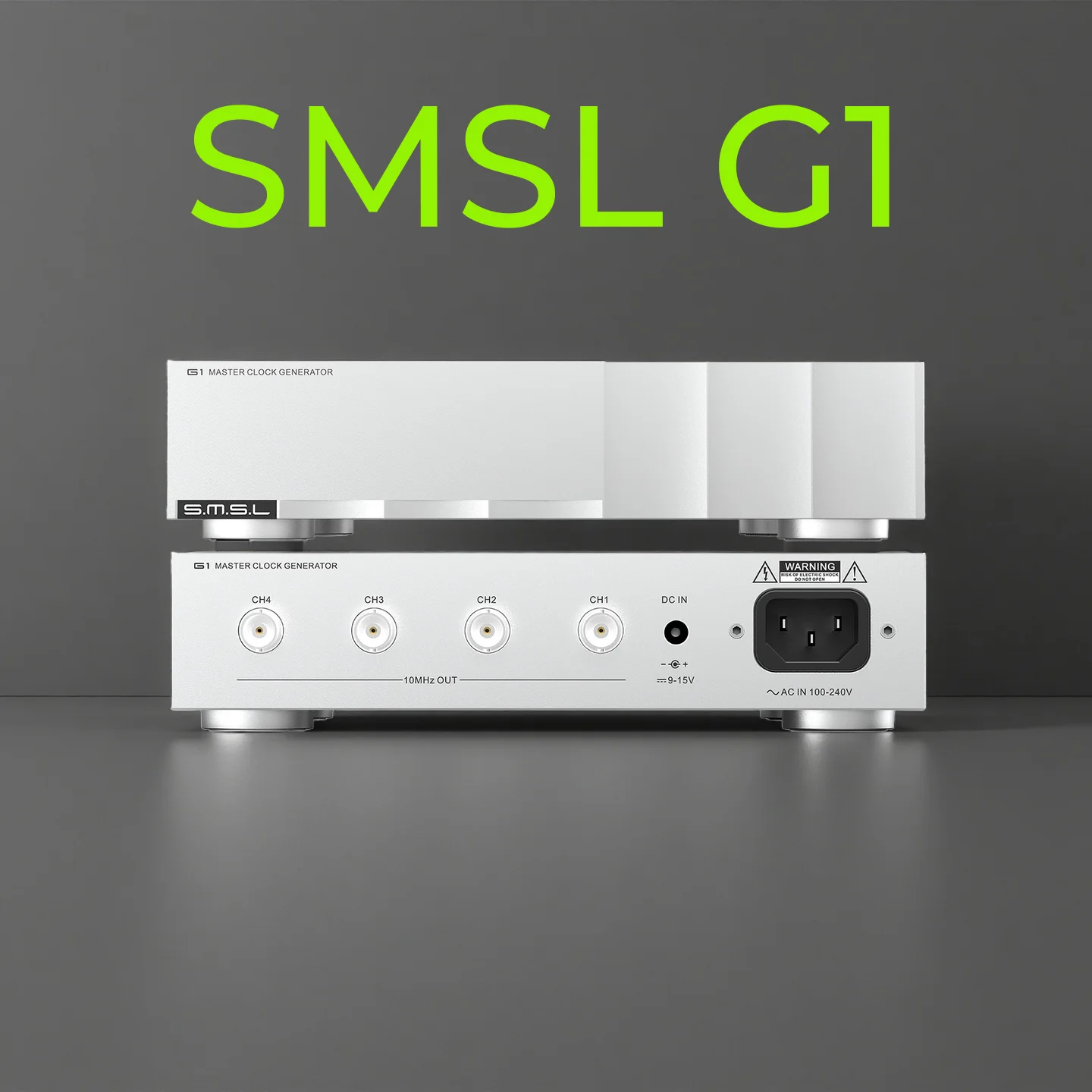 SMSL G1 xternal Master Clock High Precision OCXO Quad-Channel Clock Accuracy ±3 ppb 10MHz Output For Audio Decode CD player
SMSL G1 xternal Master Clock High Precision OCXO Quad-Channel Clock Accuracy ±3 ppb 10MHz Output For Audio Decode CD player