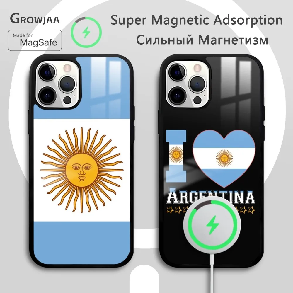 Flag of Argentina pattern Phone Case For iPhone 16 15 14 13 12 11 Pro Max Plus Mini Magsafe Mirror Wireless Magnetic Funda
Flag of Argentina pattern Phone Case For iPhone 16 15 14 13 12 11 Pro Max Plus Mini Magsafe Mirror Wireless Magnetic Funda
