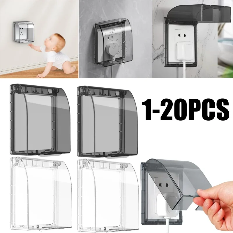 Waterproof Self-Adhesive 86 Type Socket Box Splash Proof Bathroom Plug Socket Enclosure Electronics & Instrument Protection
Waterproof Self-Adhesive 86 Type Socket Box Splash Proof Bathroom Plug Socket Enclosure Electronics & Instrument Protection