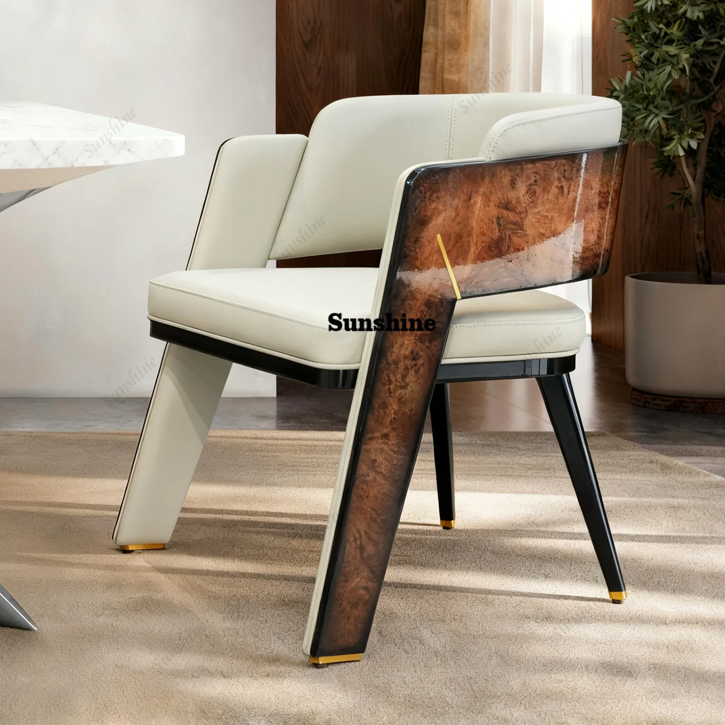 Премиум-стул для столовой из массива дерева с мягким сиденьем, подлокотниками и спинкой, для ресторанов
Премиум-стул для столовой из массива дерева с мягким сиденьем, подлокотниками и спинкой, для ресторанов