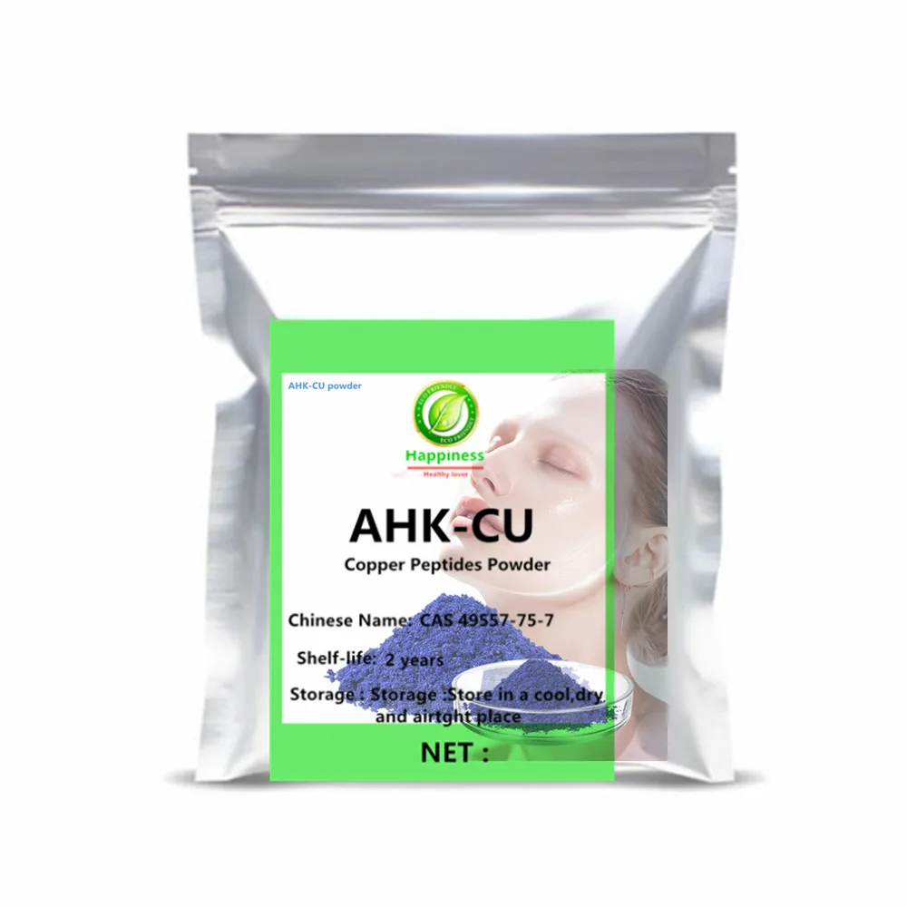 High Purity AHK-CU Copper Peptide Powder Bags Custom Aluminum Foil + Double-Deck Plastic Inner Anti-Aging Repair Ingredient
High Purity AHK-CU Copper Peptide Powder Bags Custom Aluminum Foil + Double-Deck Plastic Inner Anti-Aging Repair Ingredient