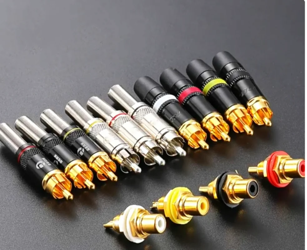 20 шт. RCA Lotus Head AV аудио и видео штекер NYS366-2, диаметр хвоста 6 мм, красный, желтый и черный, трехцветная сварка
20 шт. RCA Lotus Head AV аудио и видео штекер NYS366-2, диаметр хвоста 6 мм, красный, желтый и черный, трехцветная сварка