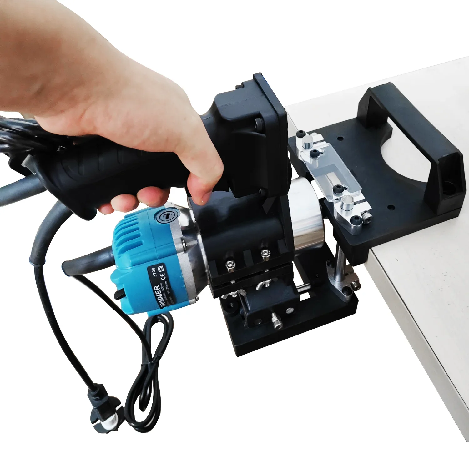 Mortising Jig For Woodworking Trimming Machine 2 in 1 Slotting Bracket Invisible Fasteners Punch Locator Linear Track DIY Tools
Mortising Jig For Woodworking Trimming Machine 2 in 1 Slotting Bracket Invisible Fasteners Punch Locator Linear Track DIY Tools