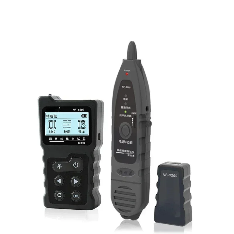 Hot Selling Network Tester NF-8209 Network Cable Patrol Cable Tester Poe Anti-Interference No Noise Line Finder
Hot Selling Network Tester NF-8209 Network Cable Patrol Cable Tester Poe Anti-Interference No Noise Line Finder