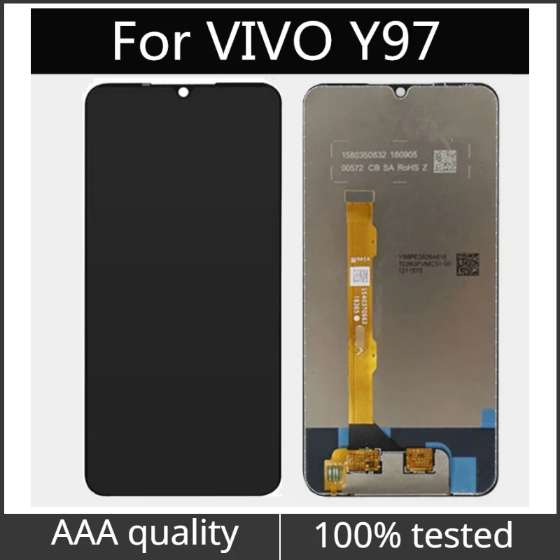 ЖК-дисплей 6,3 дюйма для VIVO Y97 Y97A, ЖК-дисплей с сенсорным экраном, ЖК-дисплей с рамкой в сборе, замена для VIVO V11 V11i LCD
ЖК-дисплей 6,3 дюйма для VIVO Y97 Y97A, ЖК-дисплей с сенсорным экраном, ЖК-дисплей с рамкой в сборе, замена для VIVO V11 V11i LCD
