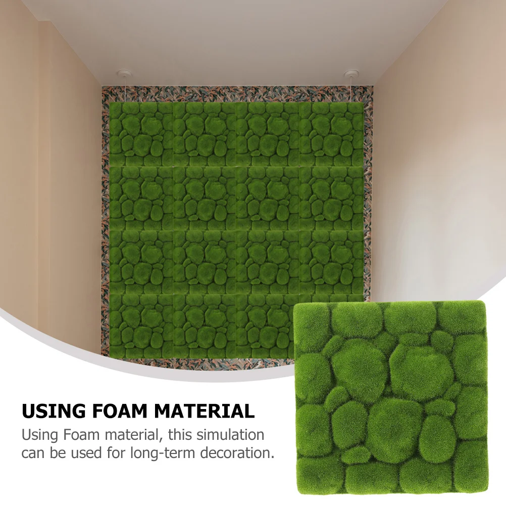 Simulated Decorative 30x30cm Artificial Plants DIY Fake Artificial Plants Wall Moss Mat Indoor Wall Decor Faux Moss Panel
Simulated Decorative 30x30cm Artificial Plants DIY Fake Artificial Plants Wall Moss Mat Indoor Wall Decor Faux Moss Panel
