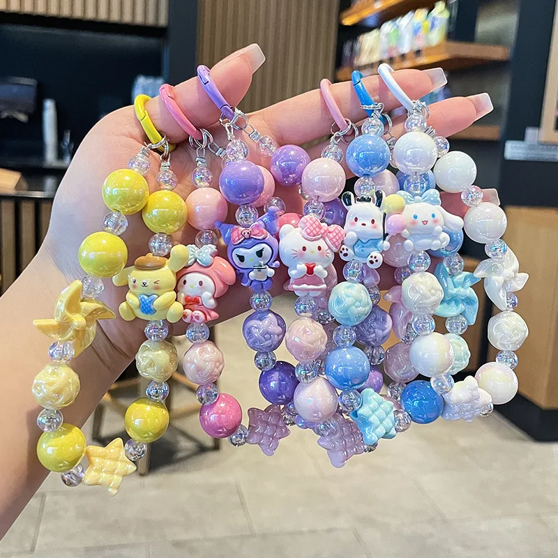 Sanrio Kuromi Melody Cinnamoroll Beads Phone Lanyard Sweet Cute Beaded Phone Chain Charm Keychain Bag Pendant Car Keychain Gifts
Sanrio Kuromi Melody Cinnamoroll Beads Phone Lanyard Sweet Cute Beaded Phone Chain Charm Keychain Bag Pendant Car Keychain Gifts