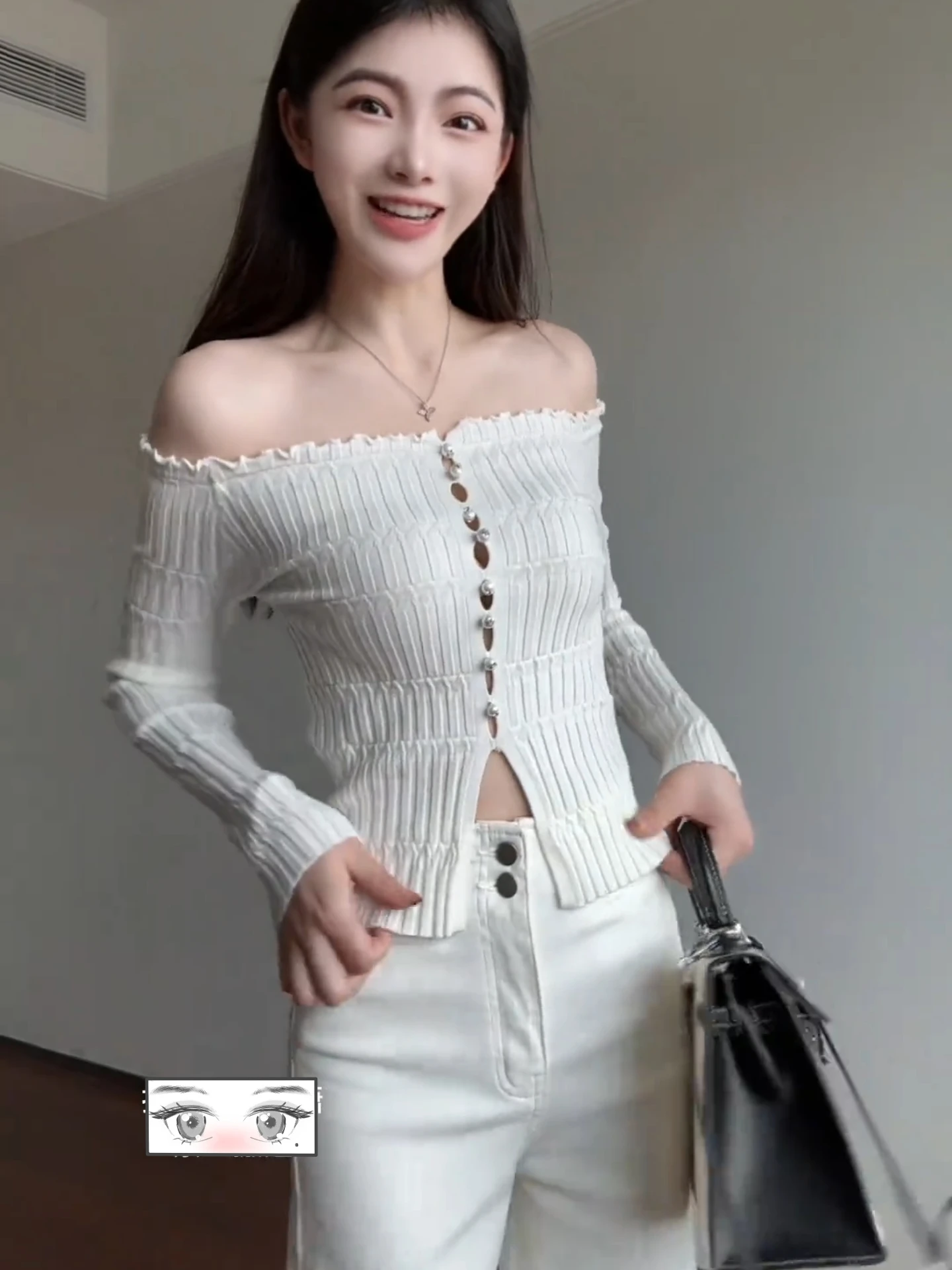 Stunning Knitted Textured One-oulder Split ort Sve Women's Sweater Unique Beautiful Commute Sle Korean Version Soft
Stunning Knitted Textured One-oulder Split ort Sve Women's Sweater Unique Beautiful Commute Sle Korean Version Soft